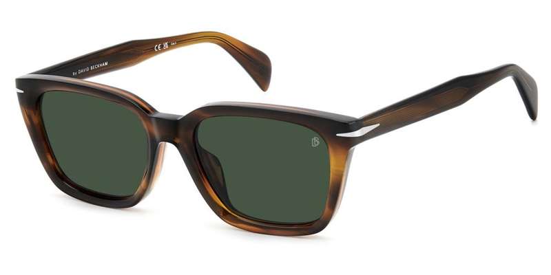 David Beckham Eyewear Men's Sunglasses (DB 7135_F_S_EX4-QT_55)