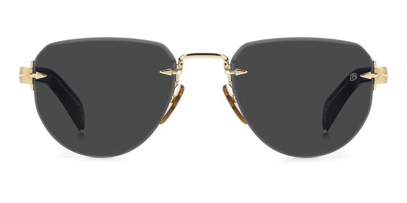 David Beckham Eyewear Men's Sunglasses (DB 7144_S_RHL-IR_55)