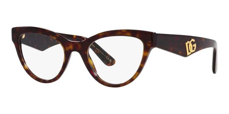 Dolce & Gabbana Eyewear Women's Eyeglasses (DG 3372_502_52)