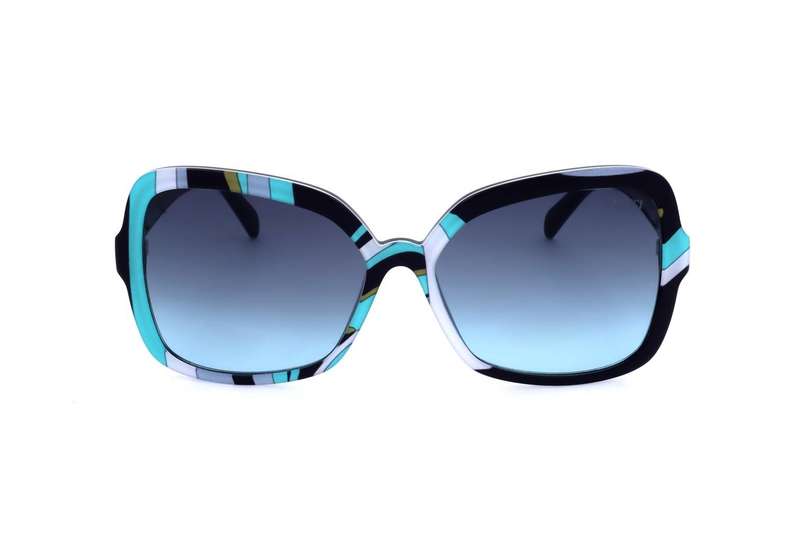 Emilio Pucci Sunglasses Ep0192 Turquoise (EP0192-89B 60-16-140) Women's EYEWEAR