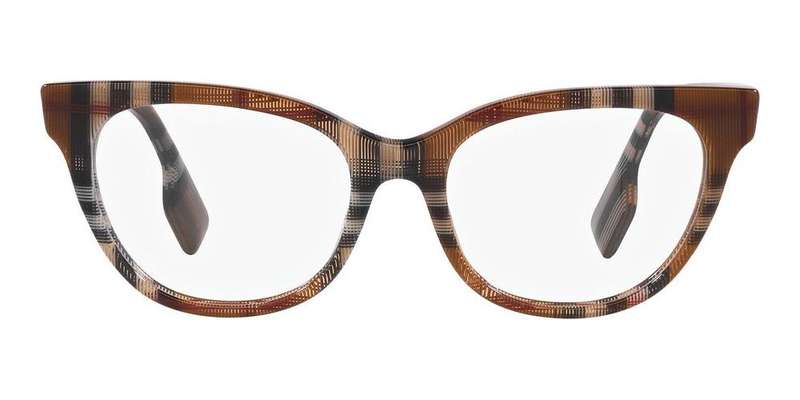 Burberry Eyewear Women's Eyeglasses (EVELYN BE 2375_3966 A_53)