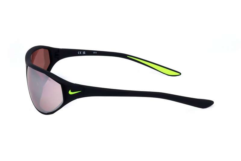 Nike Sunglasses Aero Swift Matte Black Road Chrome (E_ DQ0992-012 65-12-140) Unisex EYEWEAR