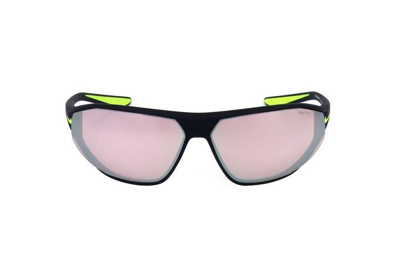 Nike Sunglasses Aero Swift Matte Black Road Chrome (E_ DQ0992-012 65-12-140) Unisex EYEWEAR