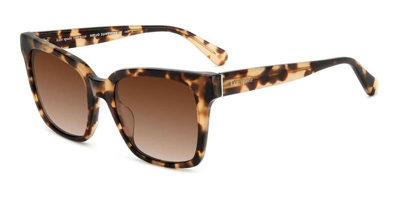 Kate Spade Eyewear Sunglasses for Women (HARLOW_G_S_SX7-LA M_55)