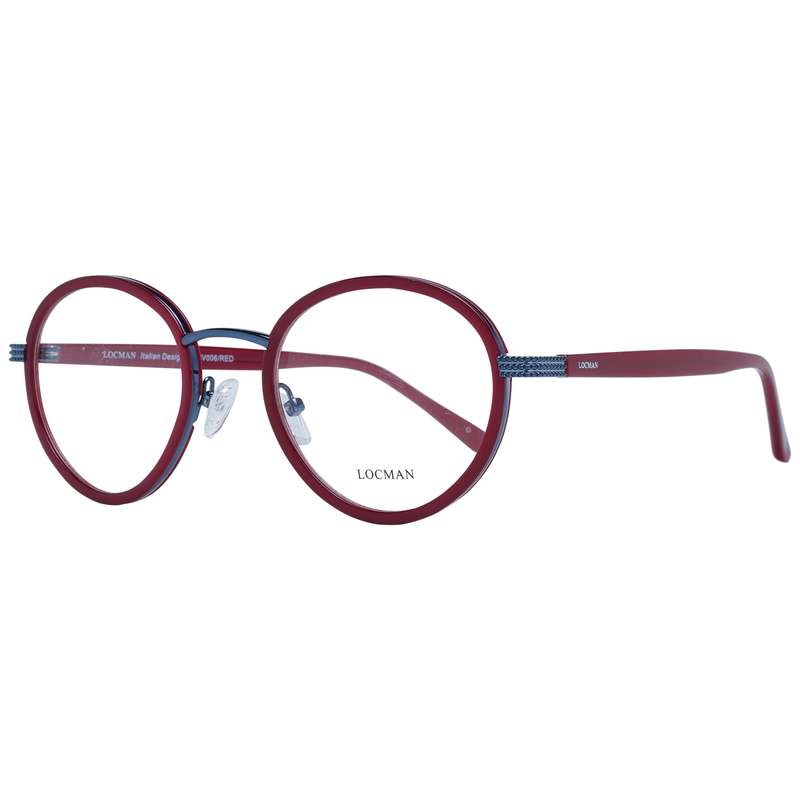 Locman Eyewear Eyeglasses for Women (LOCV006 50RED)