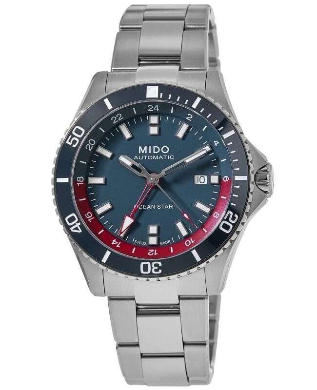 Mido Ocean Star GMT Special Edition Blue Dial Automatic Diver's M026.629.11.041.00 200M Men's Wat...