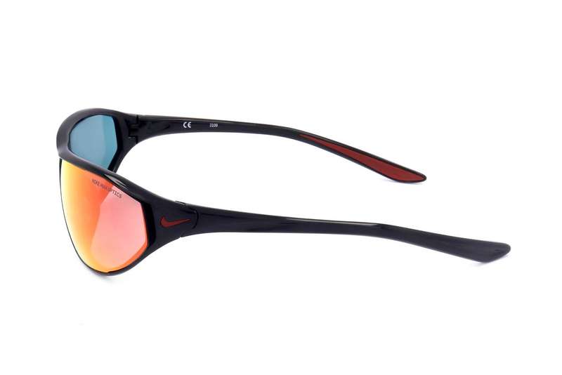 Nike Sunglasses Aero Swift Black Red Mirror - Nike Max Optics Lenses (M_DQ0993-011 65-12-140) Uni...