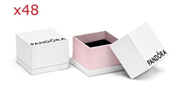 Pandora Rings / Earrings / Parts Box - 48pcs (P11050_48)