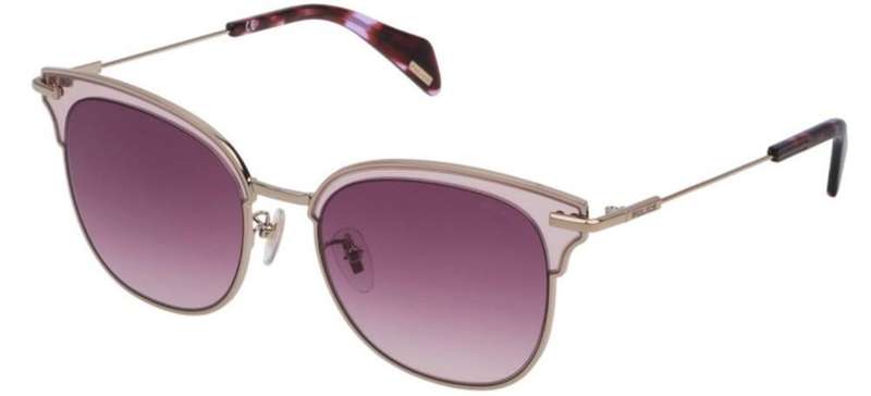 Police Shine 1 Spl622 (SHINE 1 SPL622_08FF G_53) Unisex EYEWEAR