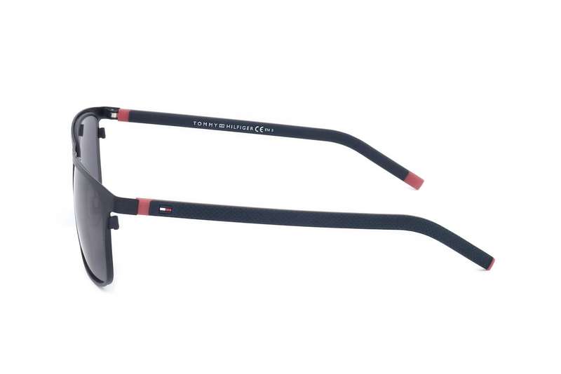 Tommy Hilfiger Sunglasses Th 1716_s Matte Blue Red (TH 1716_S-WIR 57-16-145) Men's EYEWEAR