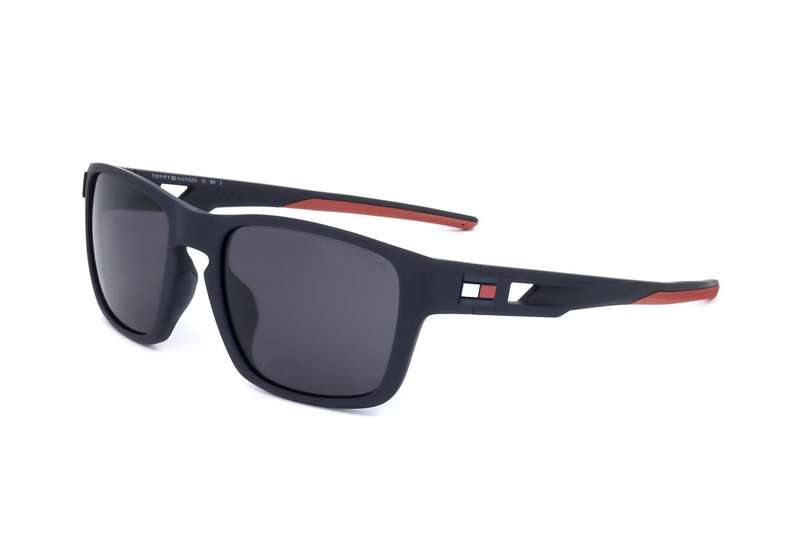 Tommy Hilfiger Sunglasses Th 1952_s Matte Blue (TH 1952_S-FLL 55-20-135) Men's EYEWEAR
