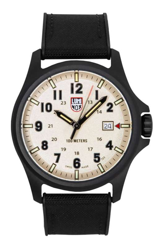Luminox Atacama Field Black Rubber Strap Grey Dial Quartz XL.1971.SET 100M Men's Watch With Extra...