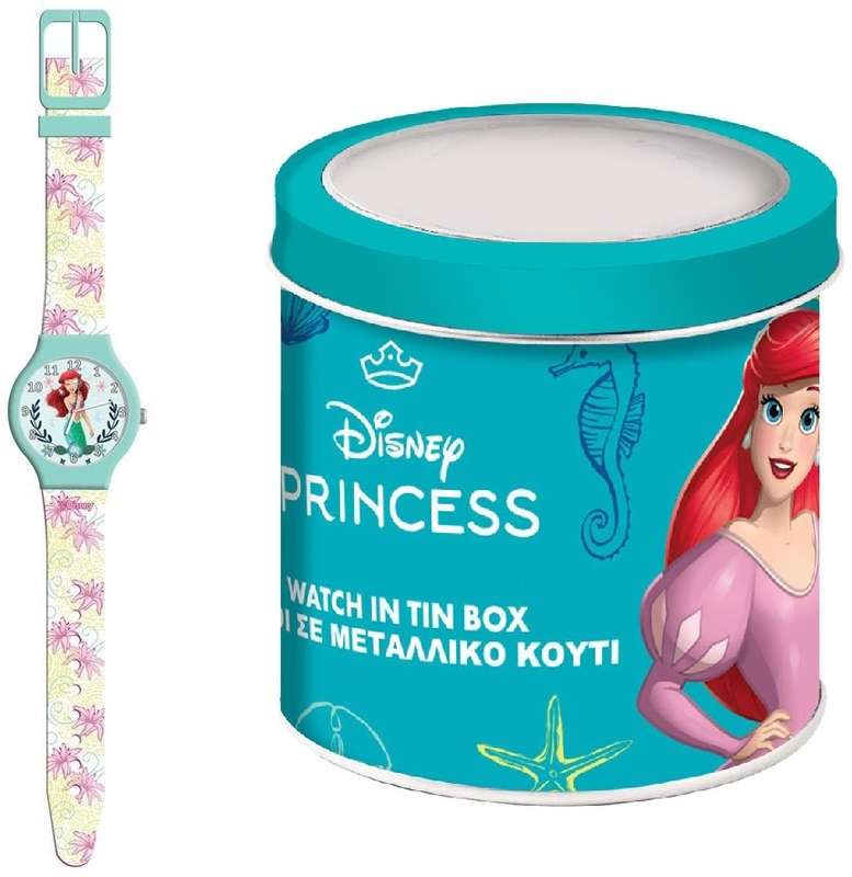 DISNEY KID WATCH LITTLE MARMAID - Tin Box (564603)
