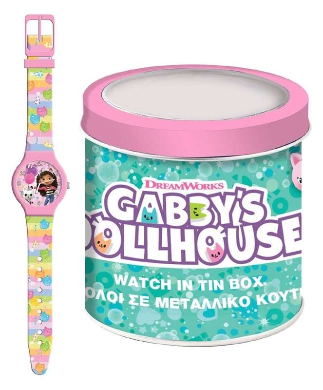 KID WATCH GABBYS DOLLHOUSE - Tin Box (574089)