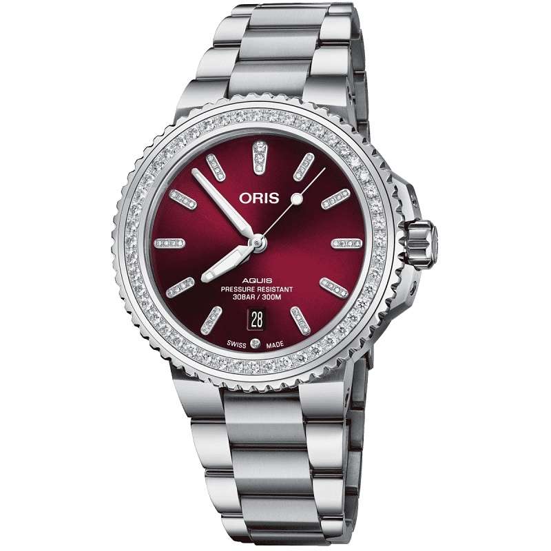 ORIS AQUIS DATE DIAMONDS (733776649980782205PE)