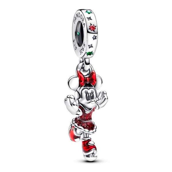 PANDORA CHARMS DISNEY COLLECTION MINNIE MOUSE ICE SKATING DANGLE (793530C01)