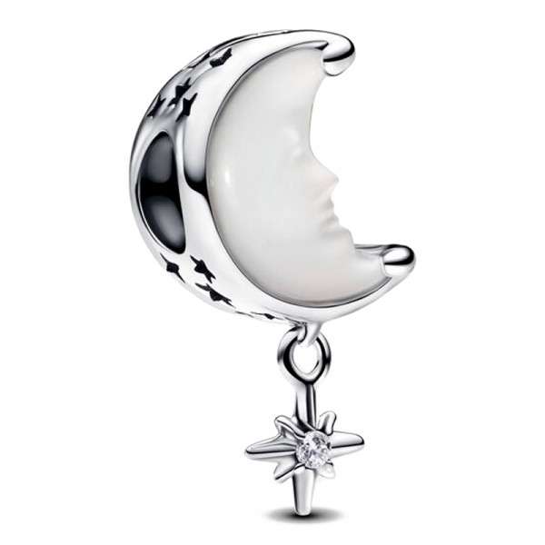 PANDORA CHARMS MOON & NORTH STAR (793594C01)