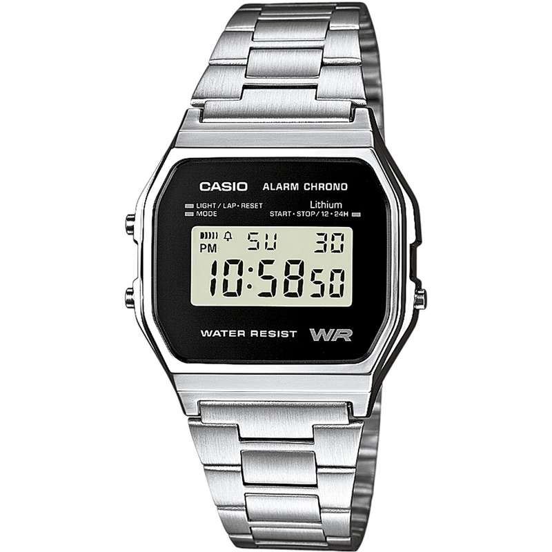 CASIO VINTAGE ICONIC - BLACK (A158WEA-1EF)