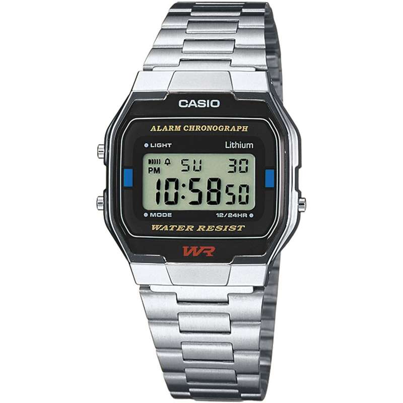 CASIO VINTAGE ICONIC - CLASSIC SILVER (A163WA-1QES)