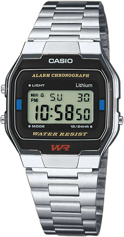 CASIO VINTAGE ICONIC - CLASSIC SILVER (A163WA-1QES)