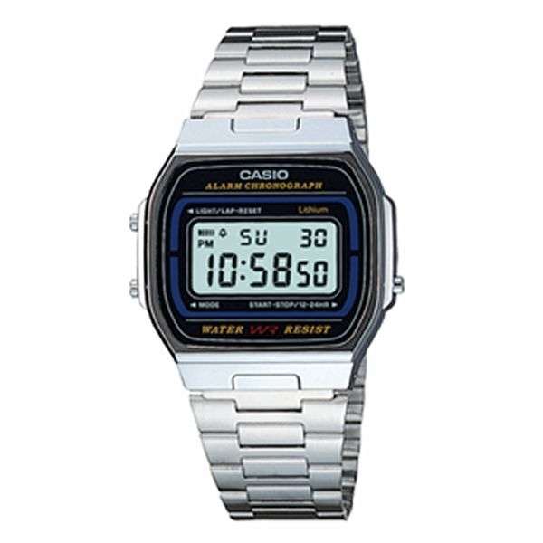 CASIO VINTAGE ICONIC - CLASSIC SILVER (A164WA-1VES)