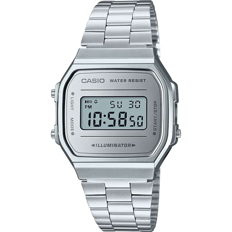 CASIO VINTAGE ICONIC - ALL SILVER (A168WEM-7EF)