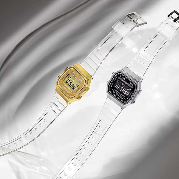 CASIO VINTAGE ICONIC - SILVER JELLY ***SPECIAL PRICE*** (A168XES-1BEF)
