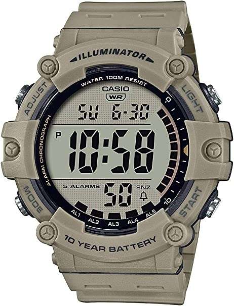 CASIO SPORT ILLUMINATOR WORLDTIME 10 YEARS BATTERY (AE-1500WH-5AVCF)