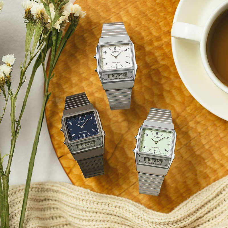 CASIO VINTAGE EDGY COLLECTION - GREEN (AQ-800E-3AEF)