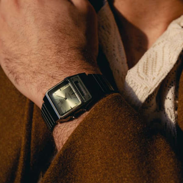 CASIO VINTAGE EDGY COLLECTION - FOREST GREEN (AQ-800ECGG-3AEF)