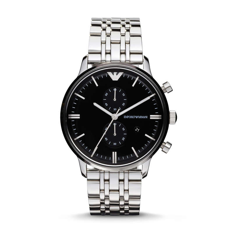 Emporio Armani Watchclassic Wr: 5 Atm - Case: 43 Mm - Gender: Gent - Case Material: Ss - Band Mat...