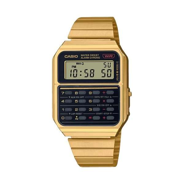 CASIO VINTAGE CALCULATOR EDGY COLLECTION - GOLD ***SPECIAL PRICE*** (CA-500WEG-1AEF)