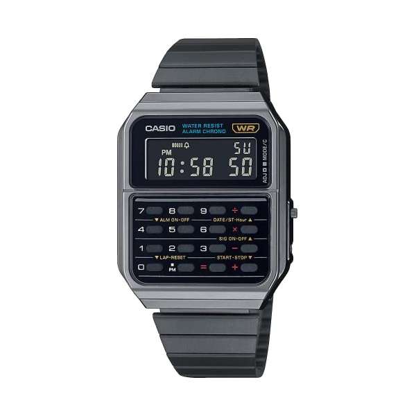 CASIO VINTAGE CALCULATOR EDGY COLLECTION - FULL BLACK ***SPECIAL PRICE*** (CA-500WEGG-1BEF)