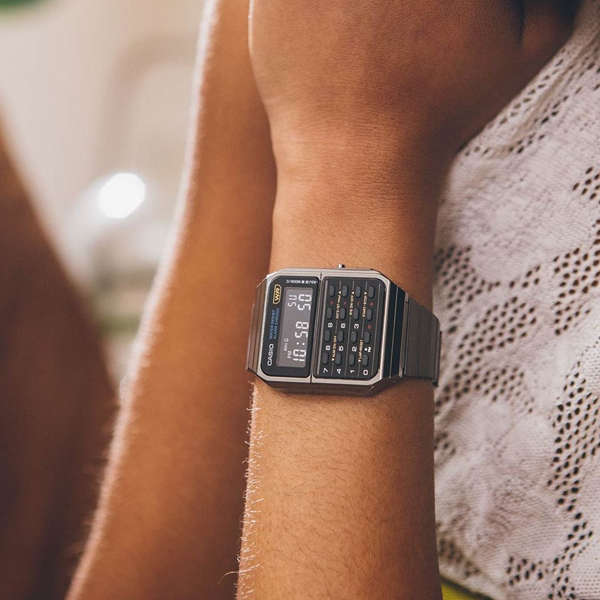 CASIO VINTAGE CALCULATOR EDGY COLLECTION - FULL BLACK ***SPECIAL PRICE*** (CA-500WEGG-1BEF)