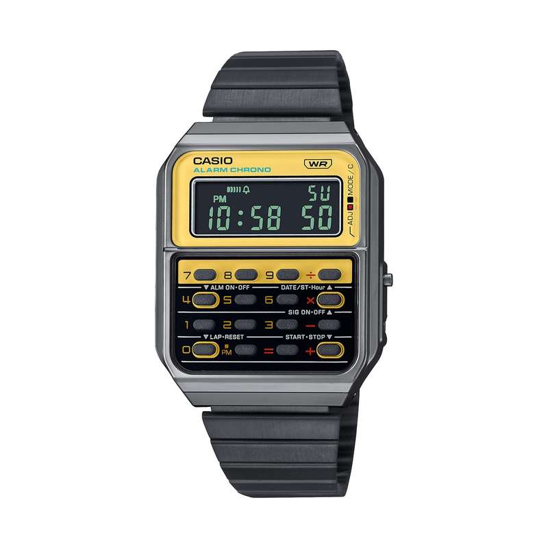CASIO VINTAGE CALCULATOR EDGY COLLECTION - YELLOW ***SPECIAL PRICE*** (CA-500WEGG-9BEF)