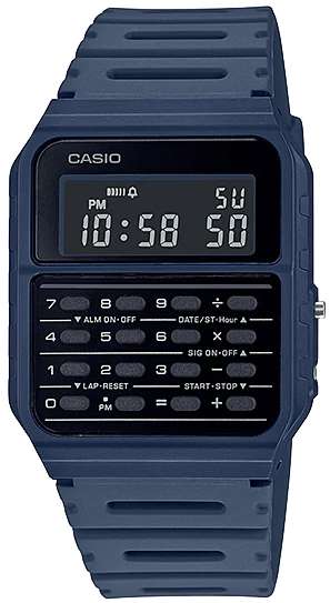 CASIO VINTAGE CALCULATOR EDGY COLLECTION - BLUE (CA-53-WF-2B)