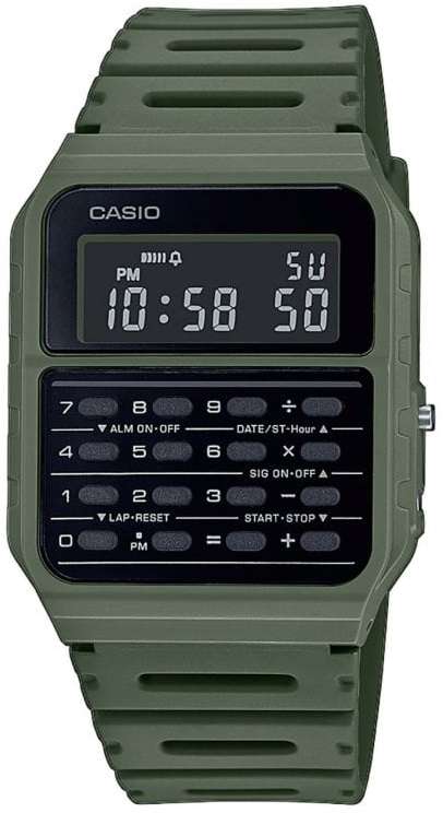 CASIO VINTAGE CALCULATOR EDGY COLLECTION - GREEN (CA-53-WF-3B)