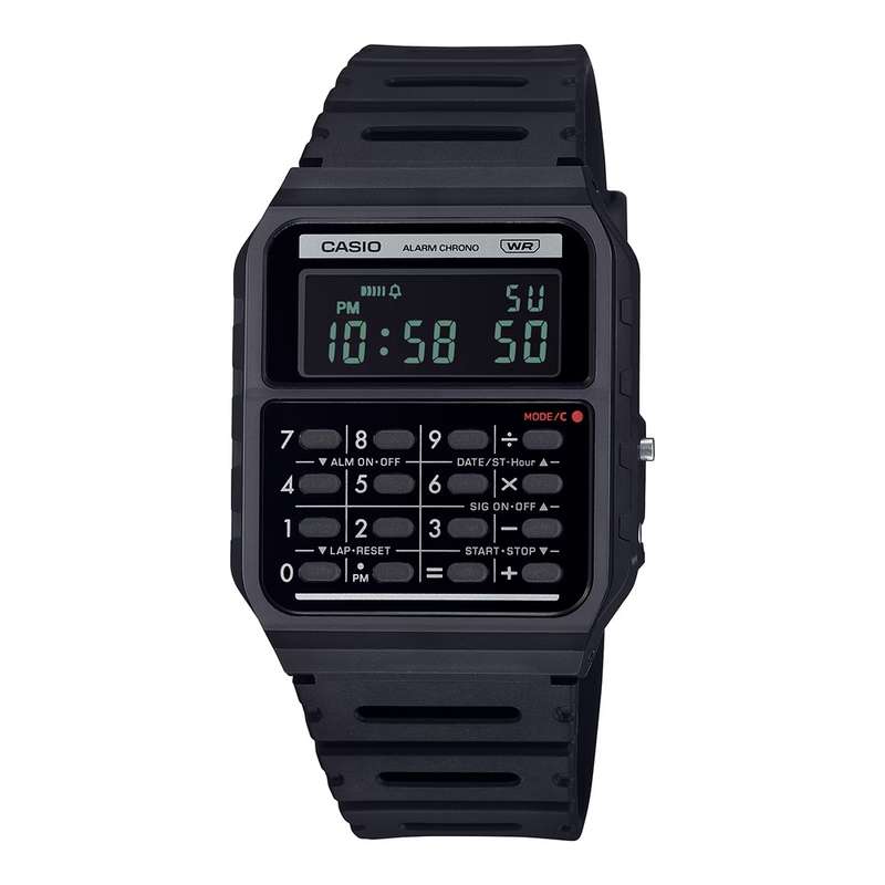 CASIO VINTAGE CALCULATOR EDGY COLLECTION - FULL BLACK (CA-53WB-1BEF)