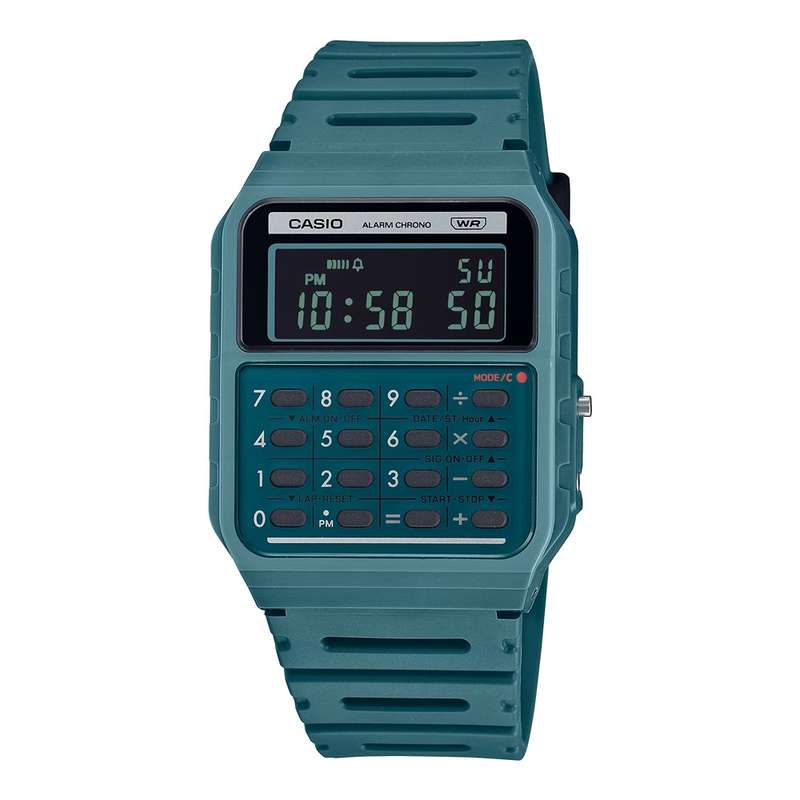 CASIO VINTAGE CALCULATOR EDGY COLLECTION - FOREST GREEN (CA-53WB-3BEF)