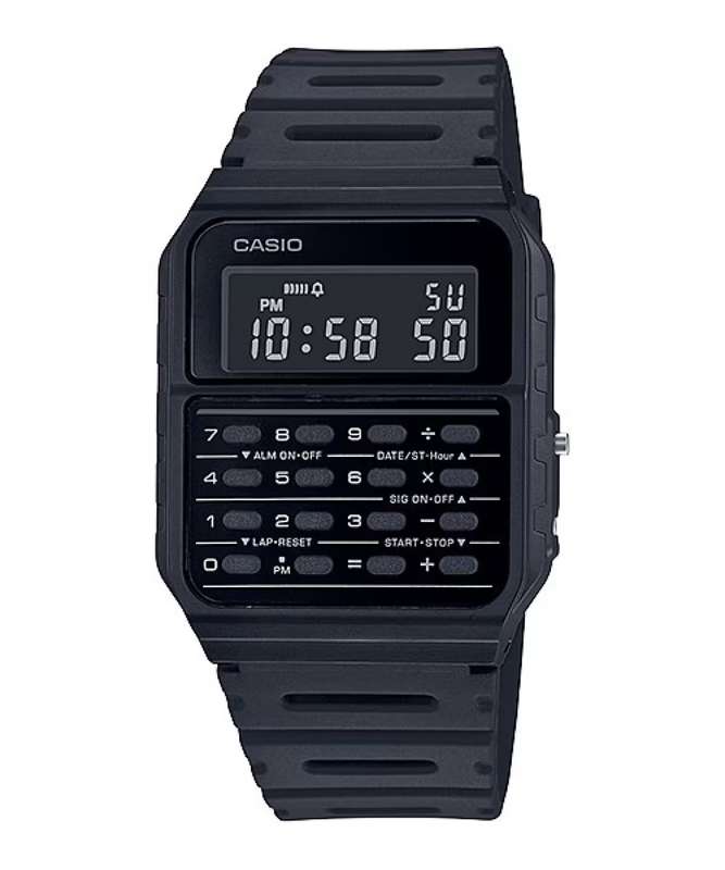CASIO VINTAGE CALCULATOR EDGY COLLECTION - FULL BLACK (CA-53WF-1BEF)