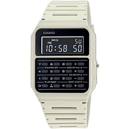 CASIO VINTAGE CALCULATOR EDGY COLLECTION - CREAM & BLACK (CA-53WF-8BDF)