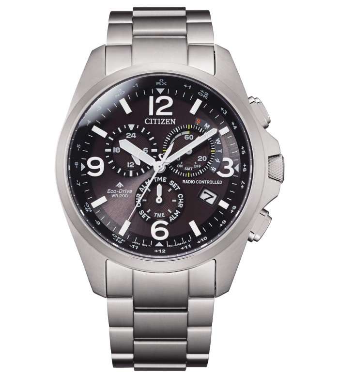 CITIZEN RADIOCONTROLLED Field Steel (CB5920-86E)