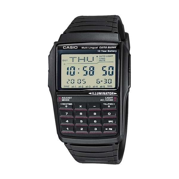 CASIO VINTAGE DATABANK CALCULATOR - BLACK (DBC-32-1ADF)