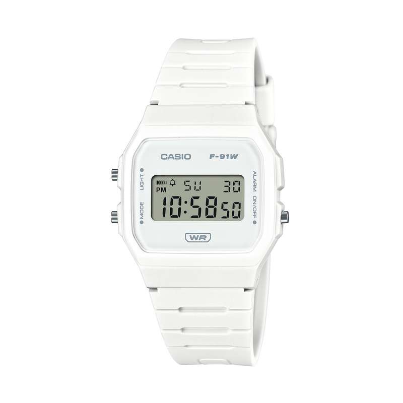 CASIO VINTAGE F-91 BIO RESIN STRAP - WHITE (F-91WB-7AEF)