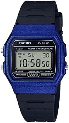CASIO VINTAGE F-91 BIO RESIN STRAP - BLUE (F-91WM-2ADF)