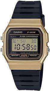 CASIO VINTAGE F-91 BIO RESIN STRAP - GOLD (F-91WM-9ADF)
