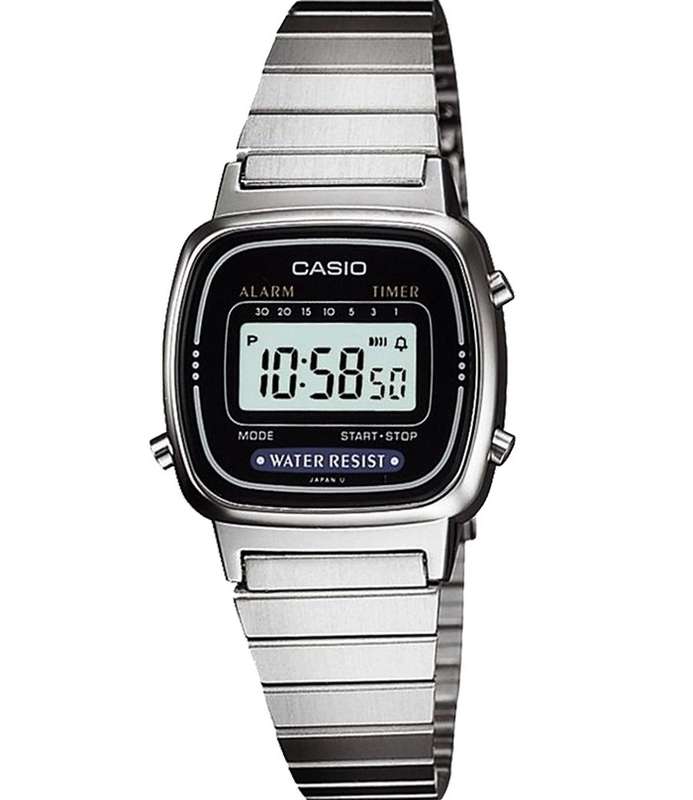 CASIO VINTAGE ICONIC MINI STEEL - BLACK (LA-670WA-1DF)