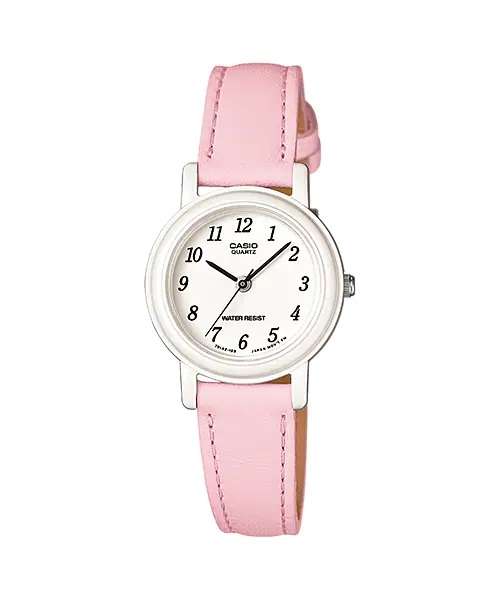 CASIO COLLECTION POP LADY, LEATHER - PASTEL PINK (LQ-139L-4B1DF)