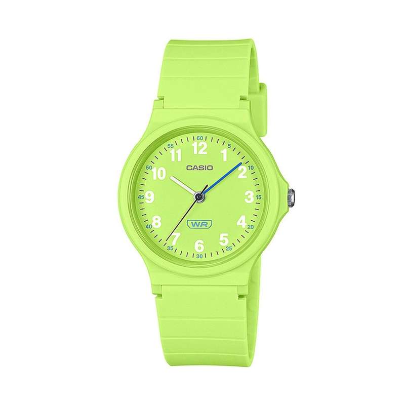 CASIO TIMELESS COLLECTION POP - BIO RESIN STRAP - LEMON GREEN (LQ-24B-3BEF)