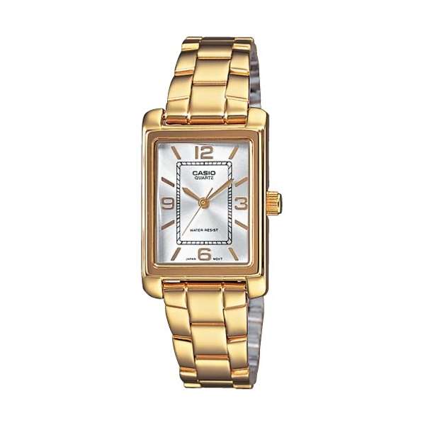 CASIO COLLECTION TANK GOLD - ARGENTEE (LTP-1234PG-7AEG)